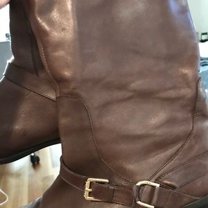 Brown fall boots